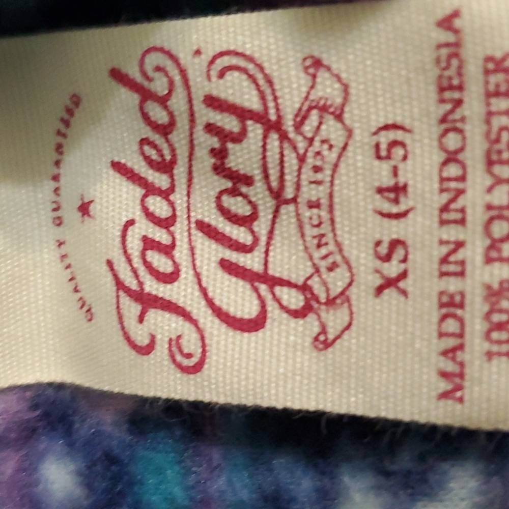 Faded glory size 4 to 5 fleece jacket - Picture 3 of 3